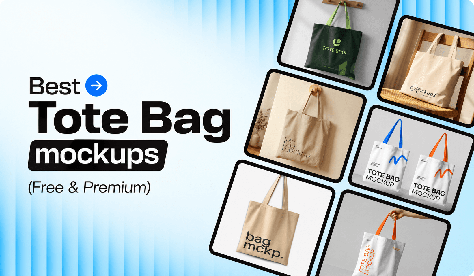 Tote Bag Mockups: Best Templates for Branding & Design Presentation