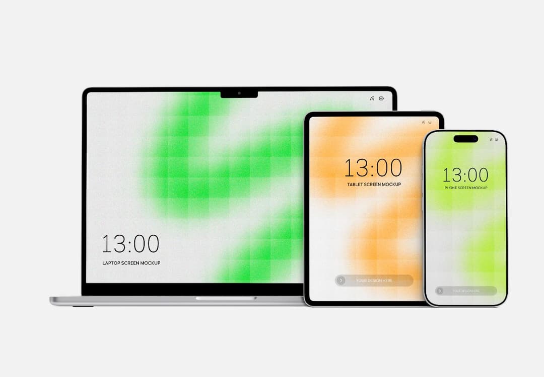 Multi Device Screen Mockup Set