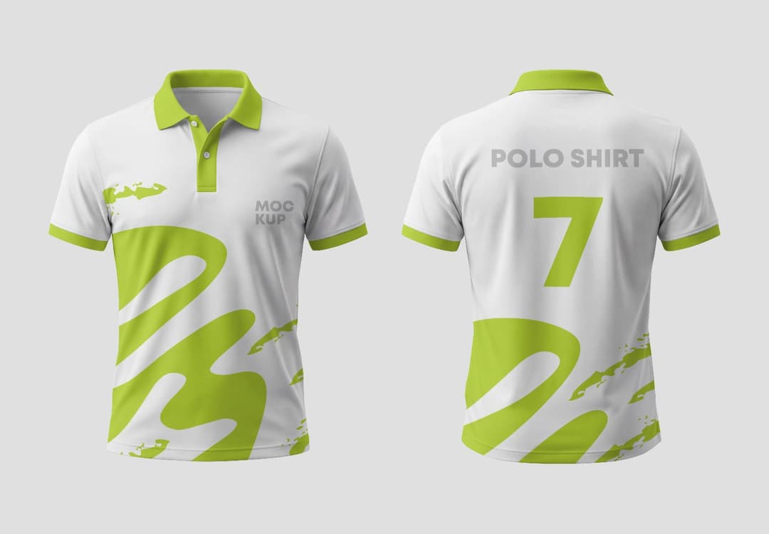 T-Shirt Mockup in Multi View - Front and Back Side
