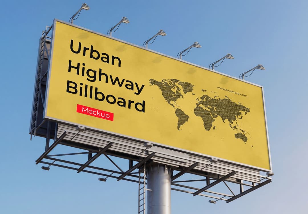 Outdoor-Billboard-Mockup - Advertising Display