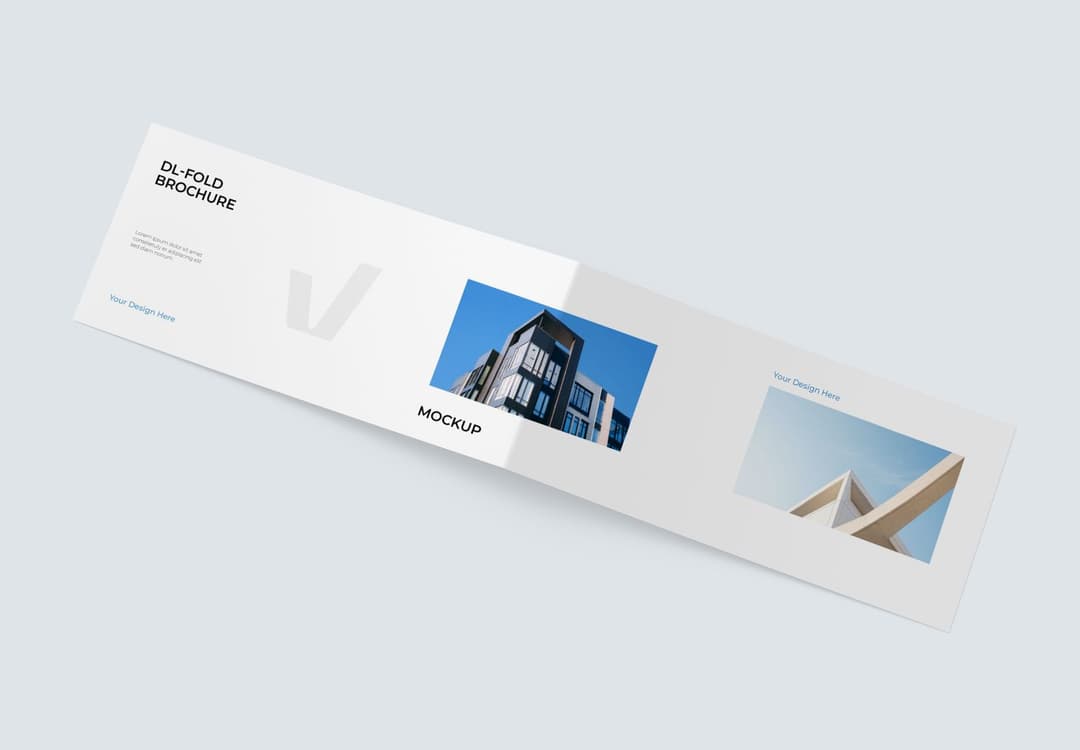 DL BiFold Brochure Mockup