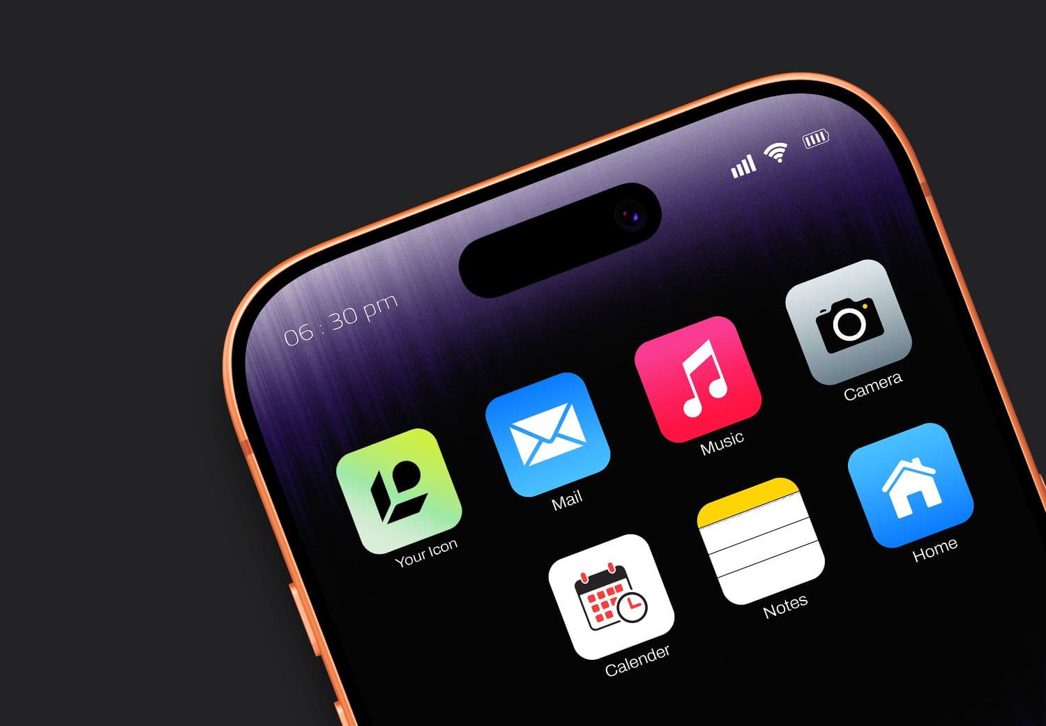iPhone App Icon Mockup | MockupHive