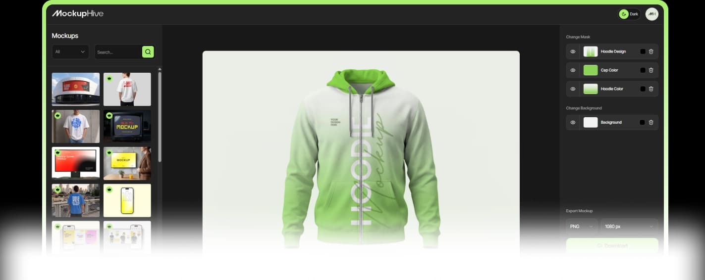 Online Mockup Generator Editor