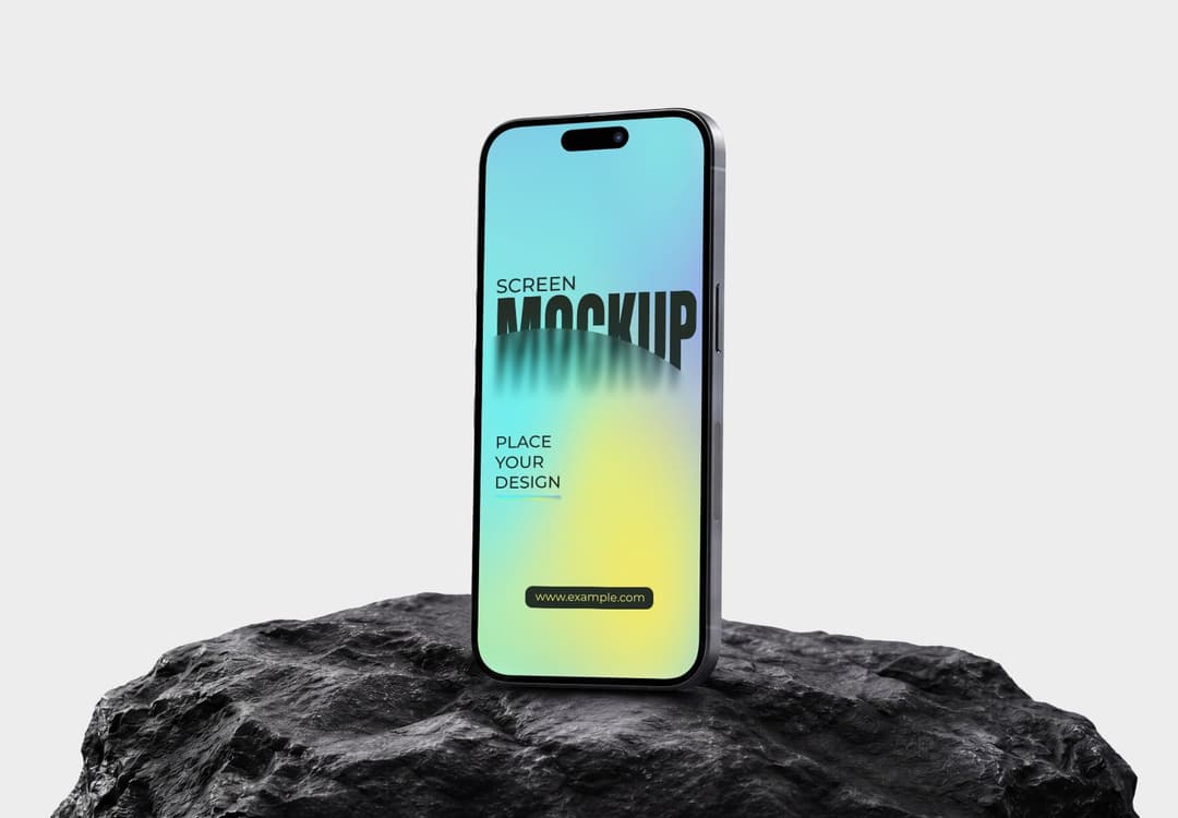 Premium Smartphone Mockup – Modern Screen Presentation