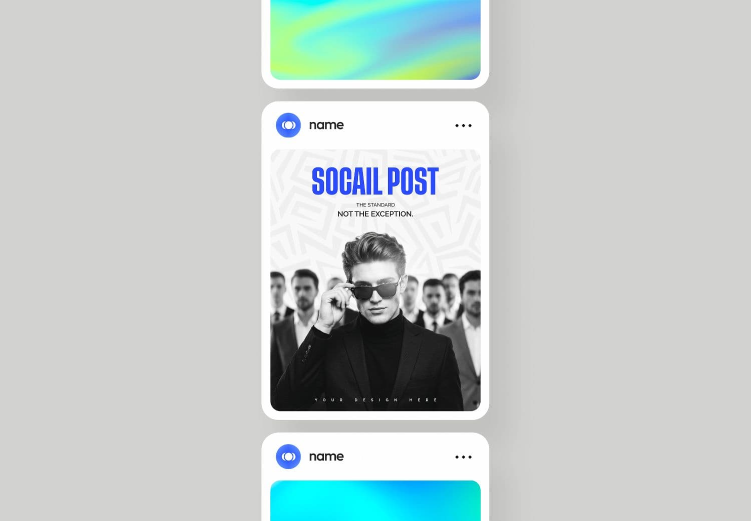 Modern Social Media Post Mockup