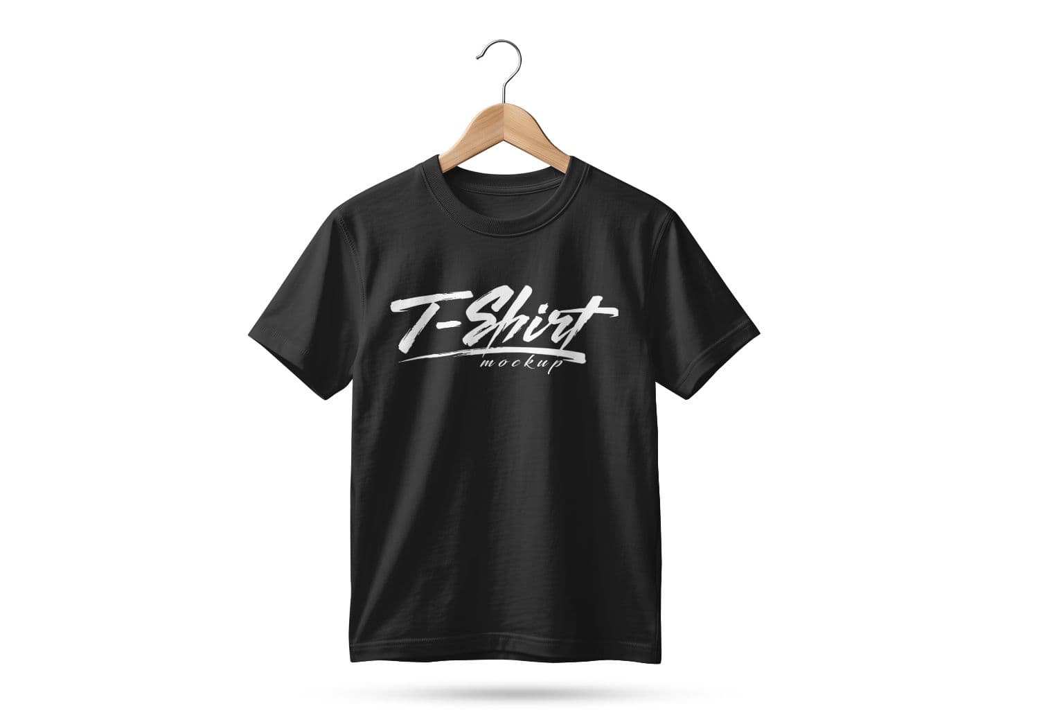 Realistic Hanging Men’s T-Shirt Mockup