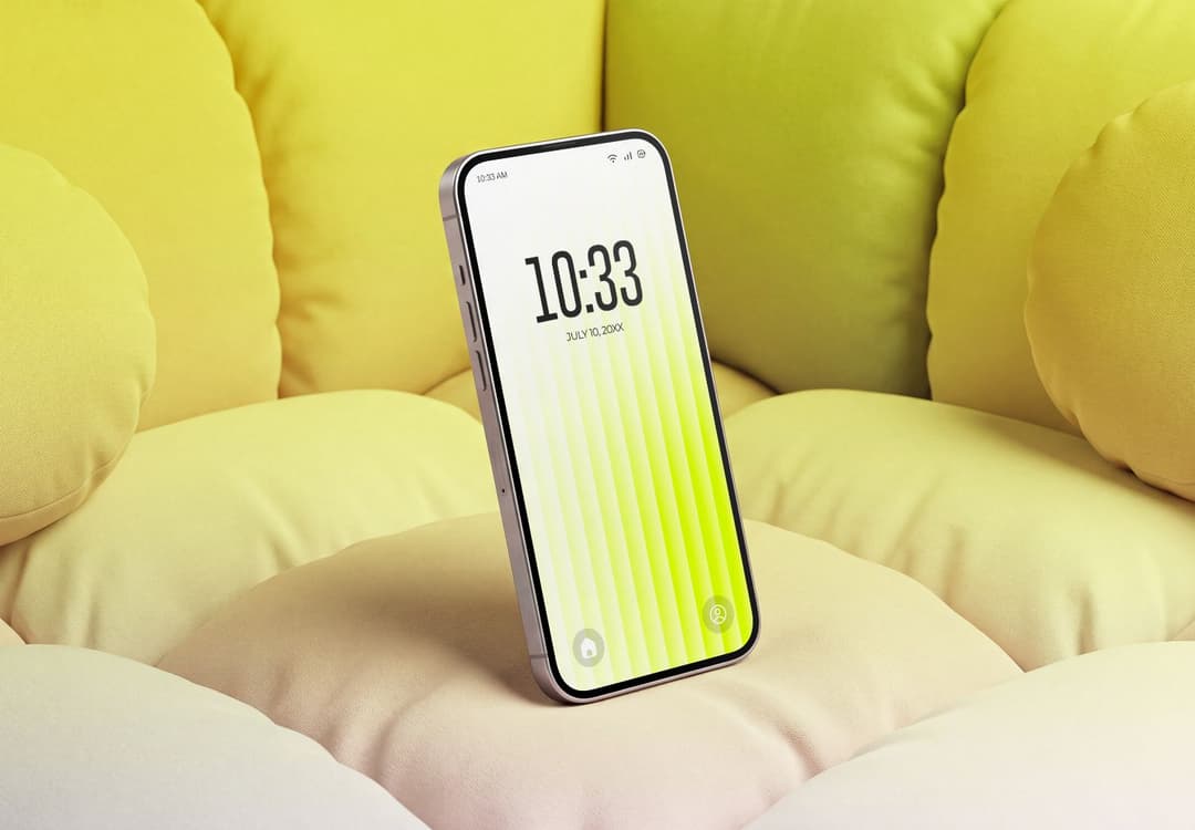 Editable Smartphone Screen Mockup