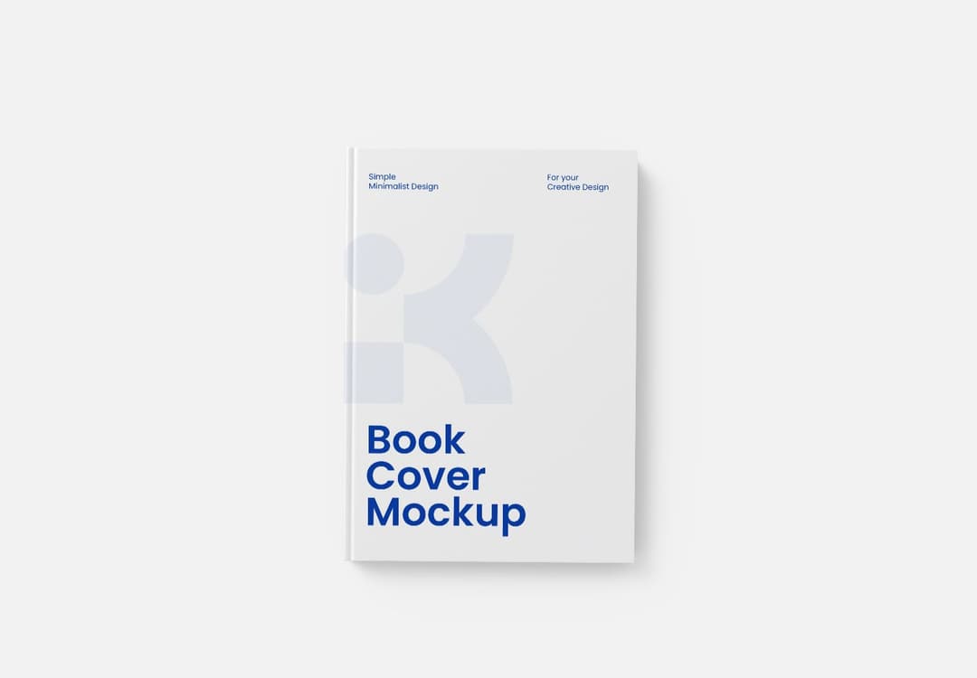 Front Hardcover Book Cover Mockup | MockupHive