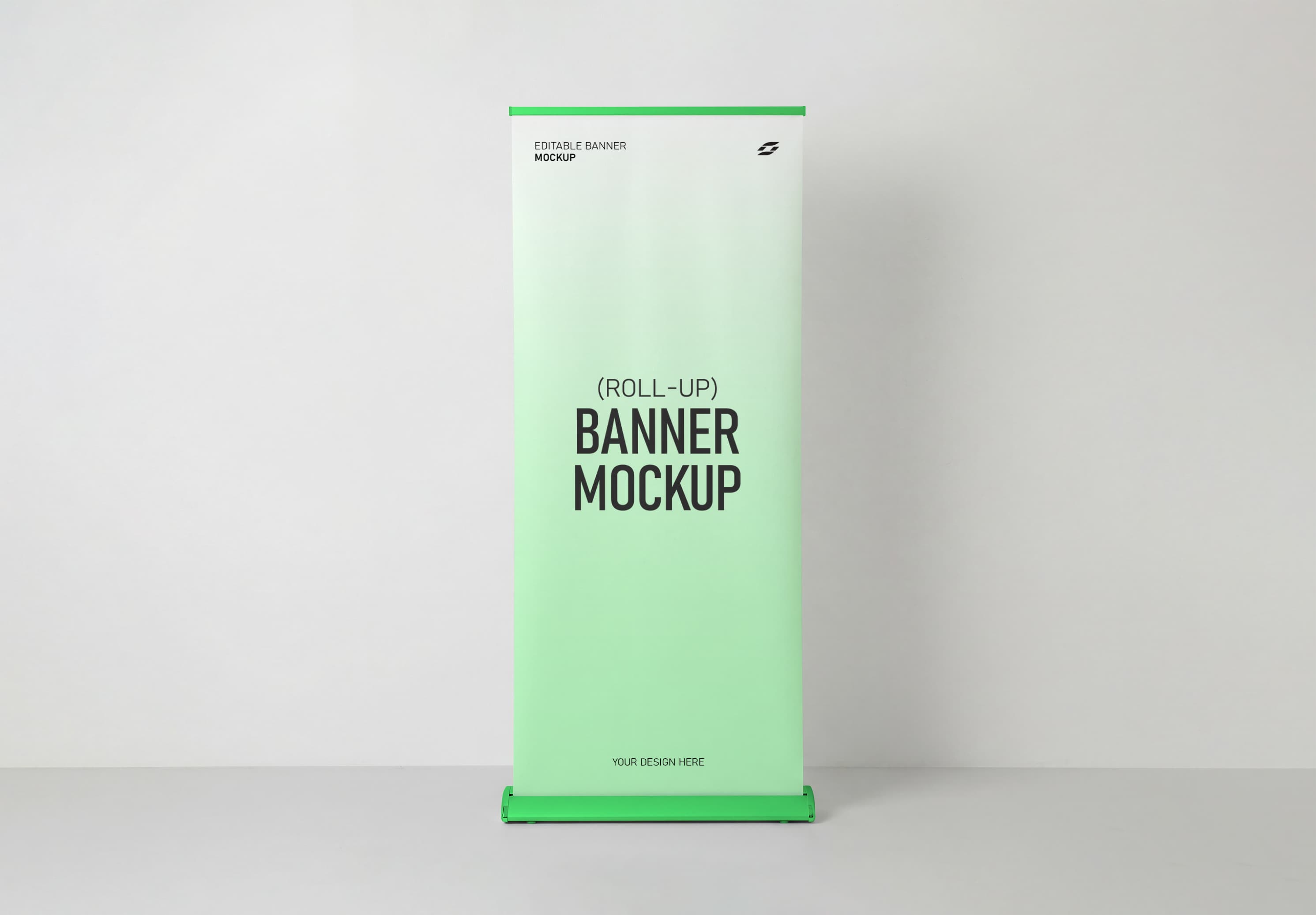 Roll-Up Banner Stand Mockup