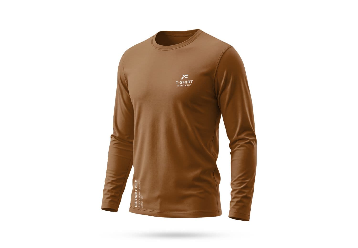 Premium Men’s Long Sleeve T-Shirt Mockup