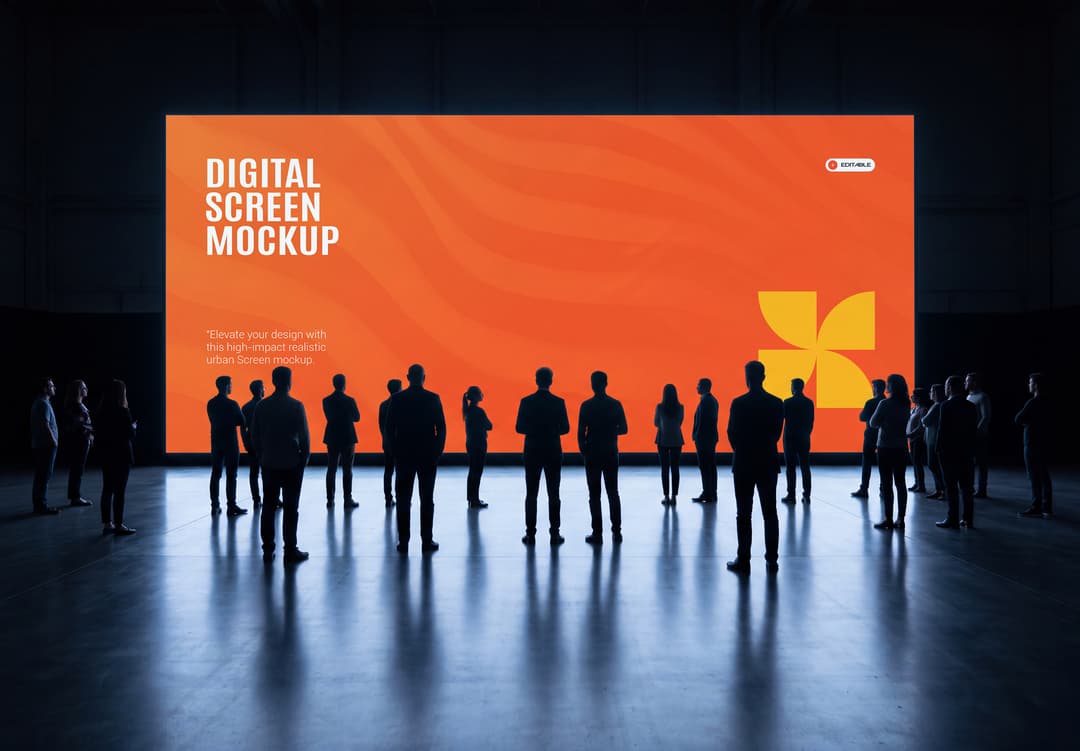 Realistic Digital Screens Mockups