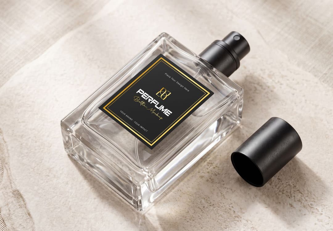 Perfume Bottle Mockup – Premium Luxury Fragrance Packaging Presentation