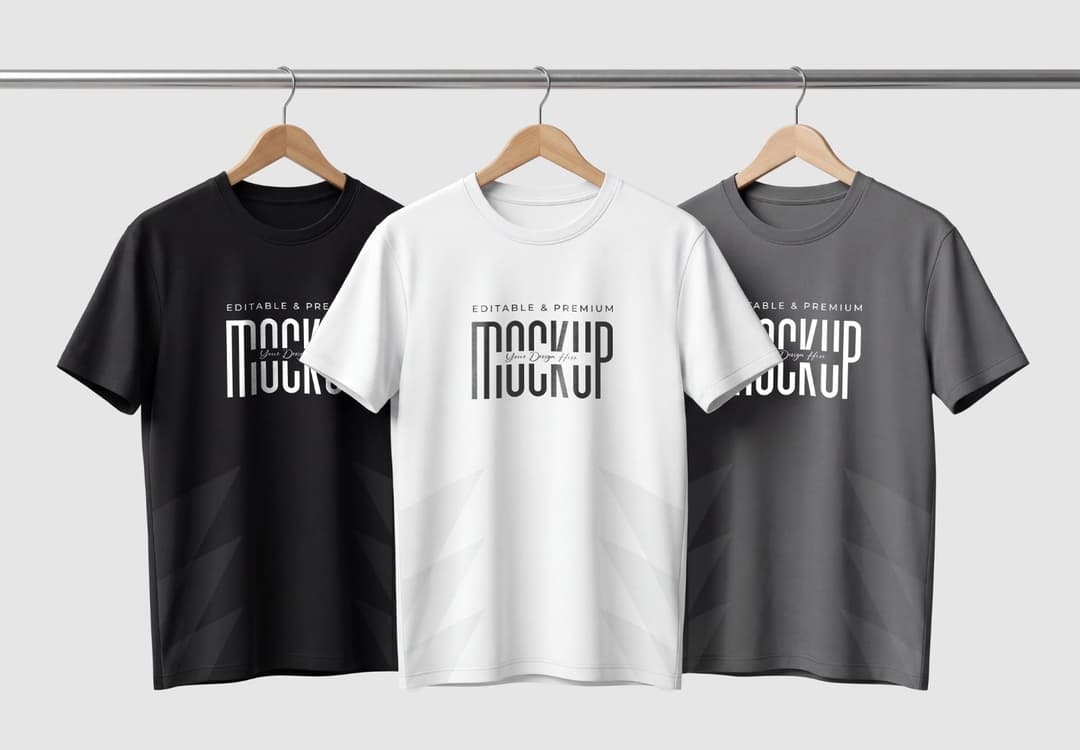 Premium T-Shirt Mockup for Apparel Branding