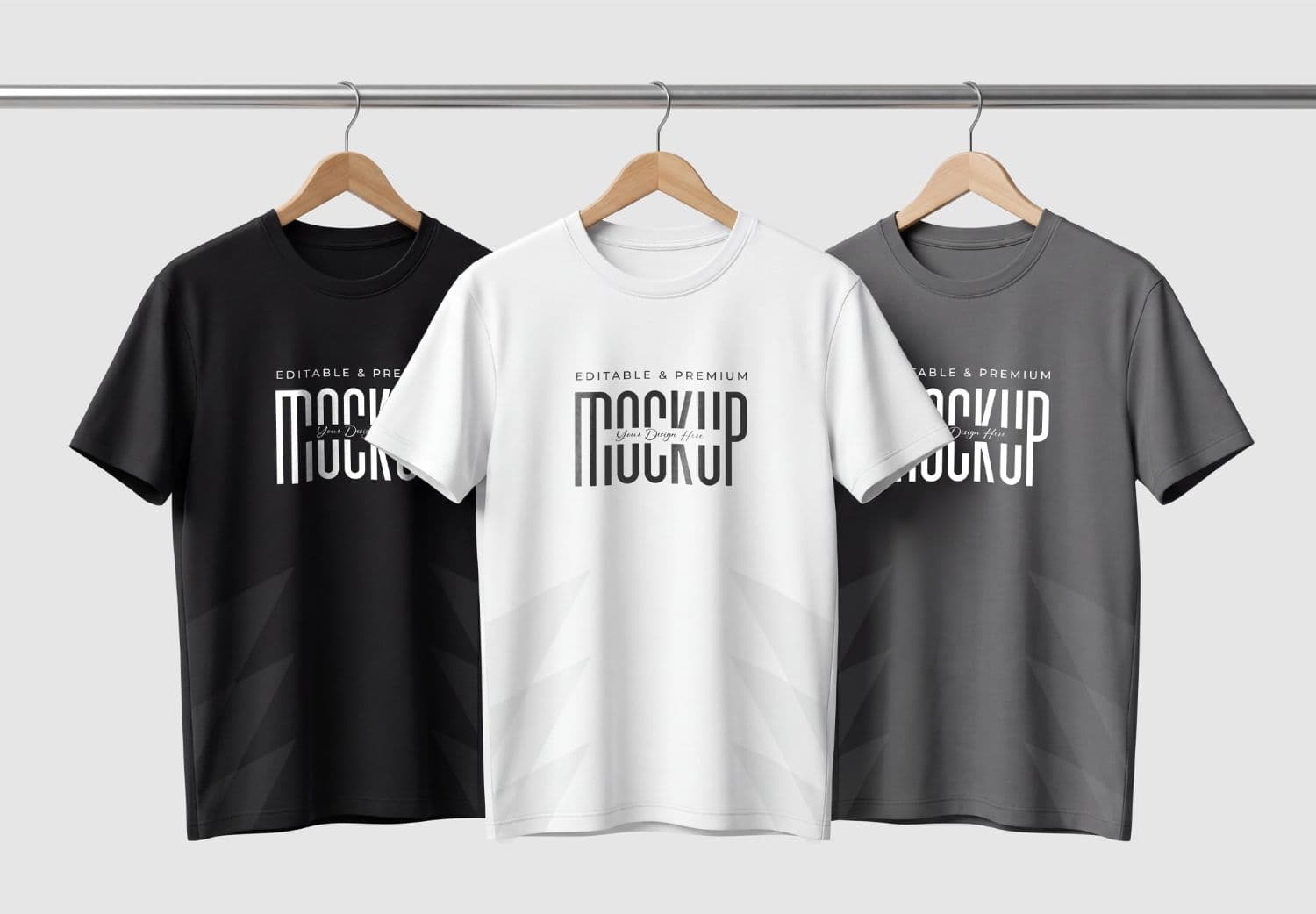 Premium T-Shirt Mockup for Apparel Branding