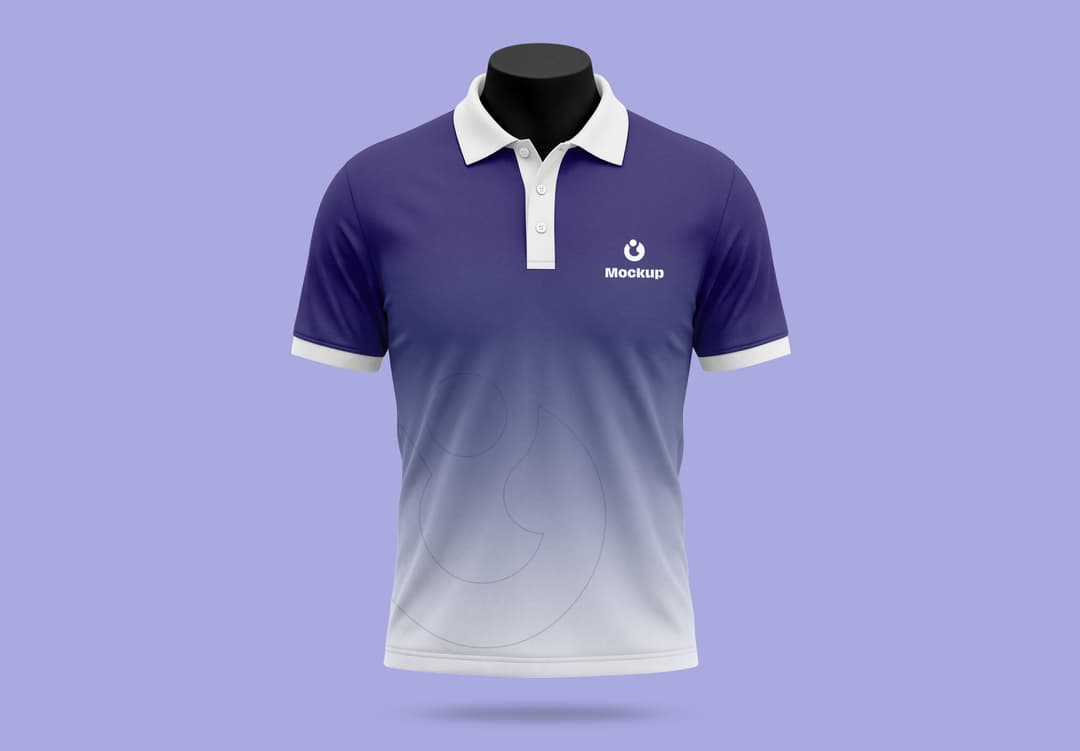 Realistic Polo Shirt Mockup – Premium Polo T-Shirt Branding Template