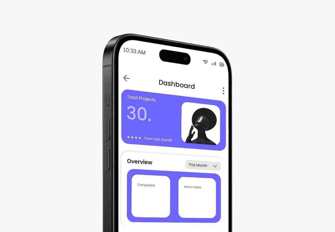 Editable Phone Screen Mockup