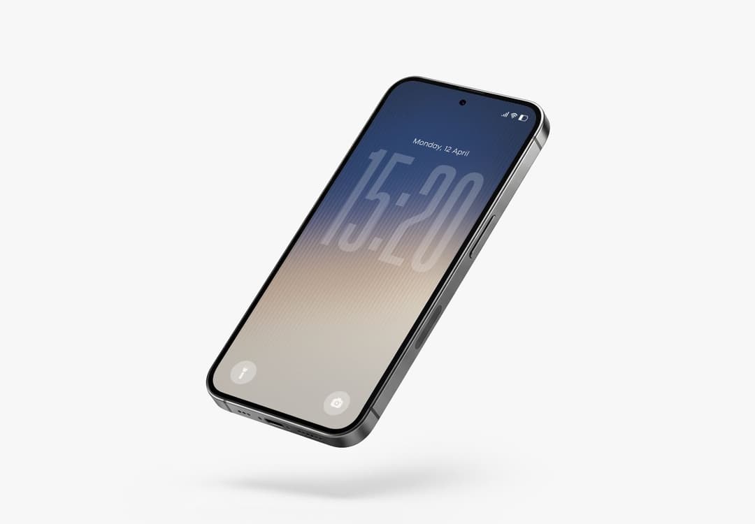 Realistic Editable Phone Screen Mockup