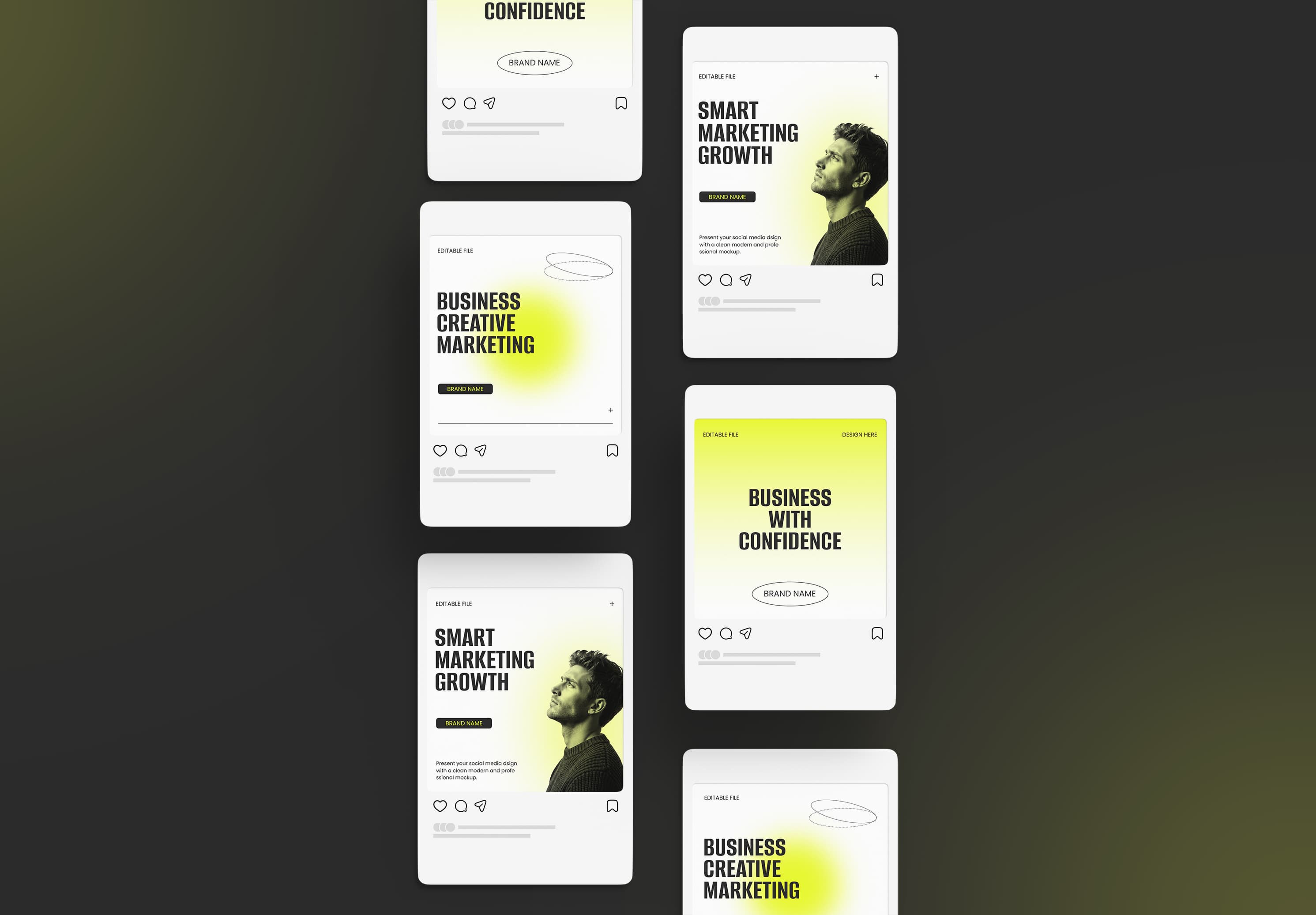 Business Social Feed Mockup | MockupHive